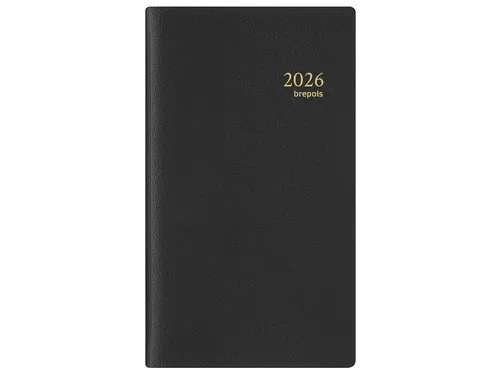 Agenda 2027 Brepols Interplan Genova 7dagen/2pagina's spiraal zwart