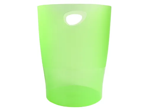 ECOBIN Papiermand 15 L appelgroen transp.