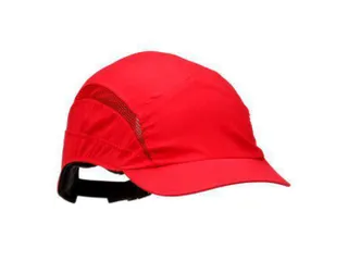3M First Base 3 Classic stootpet met korte klep, rood, per 20 stuks - 1