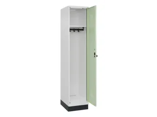 locker,HxBxD 1950x400x500mm,1vak,vak B 400mm,draaigrendel,sokkel - 2