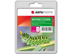 AgfaPhoto Brother LC1220M MFCJ inkt Magenta Rebuilt 300 pagina's