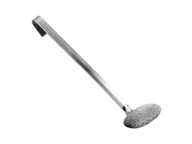 Emga schuimspaan RVS 18/10 8cm met ophanghaak