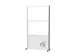 Cloison acoustique MAULconnecto 1x gris clair 2x tableau blanc mobile