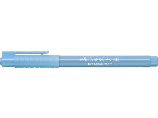 Fineliner Faber-Castell Broadpen Pastel 0.8mm licht blauw