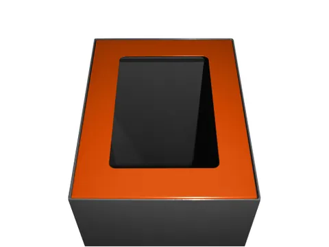 Top modulaire afvalscheidingsunit 60 liter Oranje