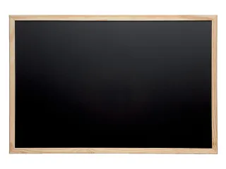 Krijtbord MAUL 30x40cm zwart onbewerkt hout - 1