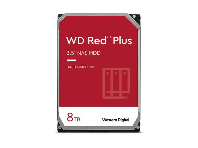 Western Digital Red Plus interne harde schijf 8TB 5640 RPM