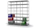 rayonnage pour classeurs rayonnage suivant HxlxP 2550x1000x600mm