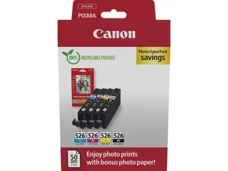 4540B019 CANON CLI-526 Ink Cartridge C/M/Y/BK - 1