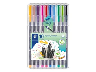 Fineliner Staedtler Triplus 334 assorti 0.3mm 10 stuks - 1