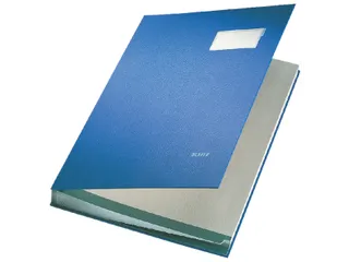 Vloeiboek Leitz 5700 blauw 20 vakken - 1