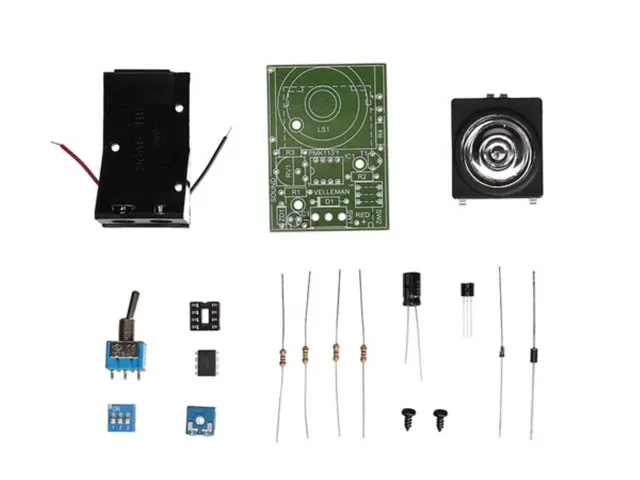 Soldeerkit geluidengenerator 4 geluidseffecten sirene