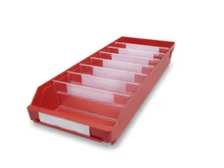 Stellingbakken Pp Hxbxd 95X240X600Mm Rood