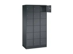 lockerkast,HxBxD 1950x920x500mm,3x6vakken,cil.-slot,sokkel