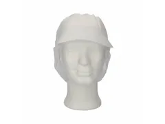 Pet met klep en haaropvang maat L Polyester Kroon Wit 100 Stuks