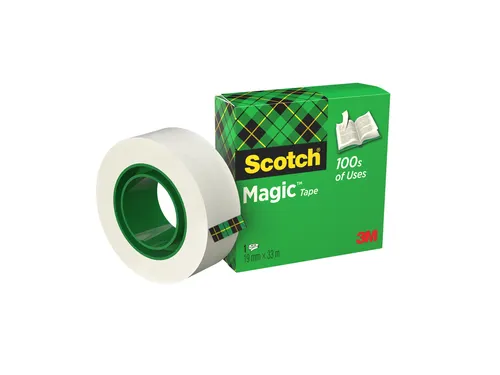 Plakband Scotch Magic 810 19mmx33m onzichtbaar mat