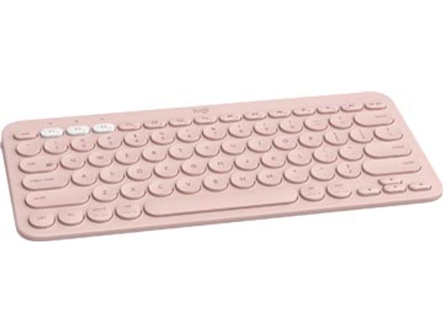 draadloos toetsenbord K380, azerty, roze | Ergonomica.be