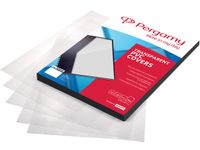 omslagen uit transparante PVC ft A4, 150 micron, pak 100 stuks