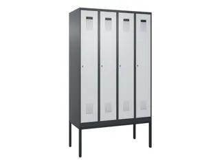 locker voor scheiding van kleding,HxBxD 2120x1200x500mm,4vak - 2