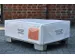 Bâche de protection pour caisses grillagées 980x1250x850mm transpare