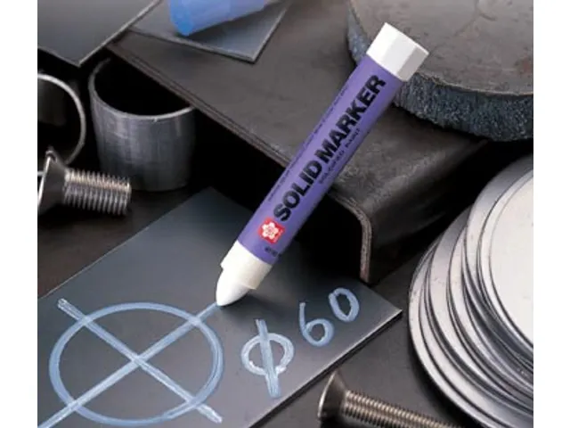 merkstift Solid Marker wit, brede punt