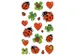 Étiquette en papier Z-design Creative 3 feuilles coccinelles