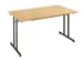 Table Pliante Polyvalente Empilable Hxlxp 740X140X800Mm Piètement Noi