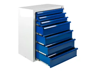 ladekast,HxBxD 900x700x435mm,7lade(n),volledig uittrekbaar - 1