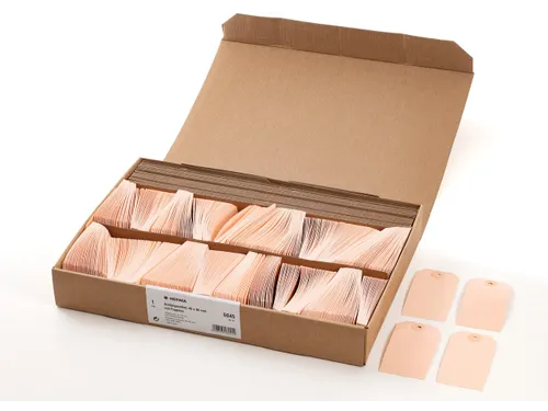HERMA 6045 Hanglabel 48x95mm Bruin karton met oogje 1000 stuks