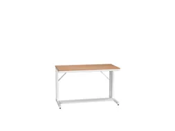 werkbank,HxBxD 930x1500x800mm,multiplexblad,C-voet,RAL7035