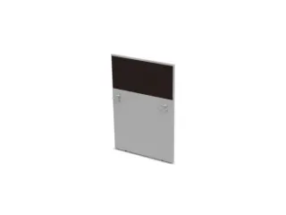 baliepaneel bureau aanbouw rechts MP-lichtgrijs BN2036-bruin 800mm - 1
