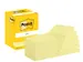 Memoblok Post-it 657 76x102mm geel 12 stuks