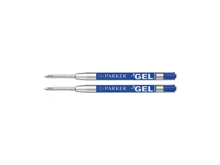 Gelschrijvervulling Parker Quink medium blauw blister à 2 stuks - 3