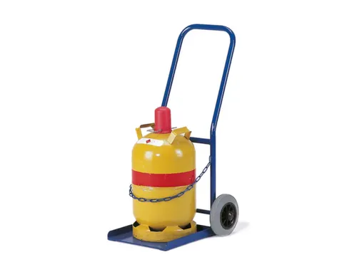 Flessenkar,draagverm. 50kg,propaangas 11kg fles,m. ketting,RAL5010