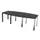 vergadertafel,HxBxD 740x2400x1200mm,vatvormig,CC-zwart