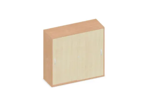 Schuifdeurkast 1150x1200x430mm Romp Beuken Decor Front Esdoorn