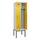 locker voor scheiding van kleding,HxBxD 2120x600x500mm,2vak