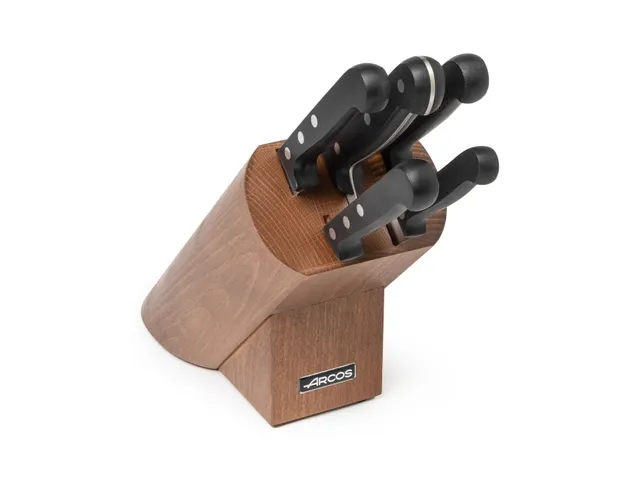 Messenblok 5 delig RVS