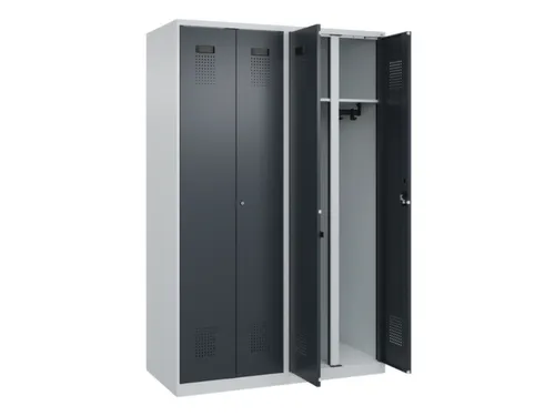 locker voor scheiding van kleding,HxBxD 1850x1200x500mm,4vak