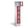 Lockerkast 1850x320x500mm 1x5 vakken Cilinderslot Poten, RAL3003