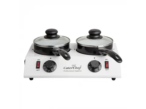 CaterChef Chocolade/sauzen warmer 2 pans