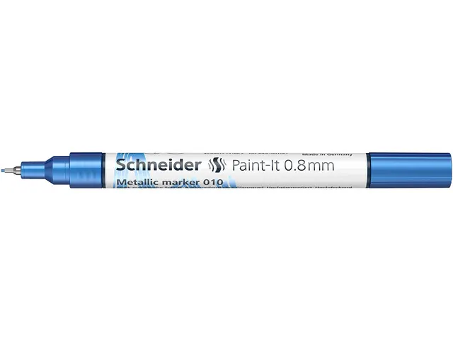 Metallic marker Schneider Paint-It 010 0.8mm blauw metallic