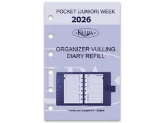 Agendavulling 2026 Kalpa Pocket 7dagen/2pagina's