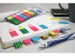 Marque-pages Info page marker 18x55mm 6x 25 pièces 6 couleurs