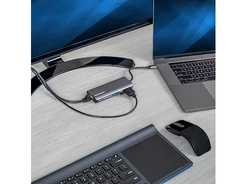 USB-C 6-in-1 Multiport Adapter 4K HDMI 3x USB SD GbE 60W PD