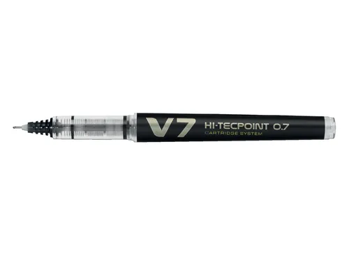 Rollerpen Pilot Hi-Tecpoint V7 Cartridge System Begreen 0.7mm Zwart