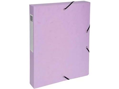 Aquarel elastobox uit glanskarton A4+ 4 cm assorti