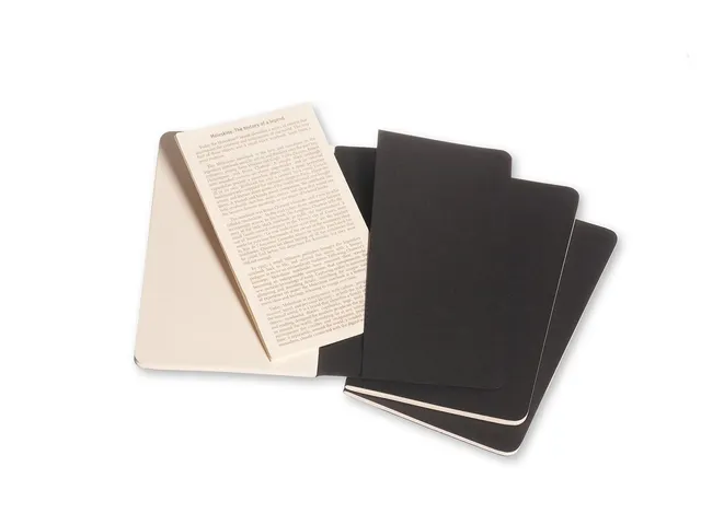 Schrift Moleskine Blanco Pocket Zwart 90x140mm