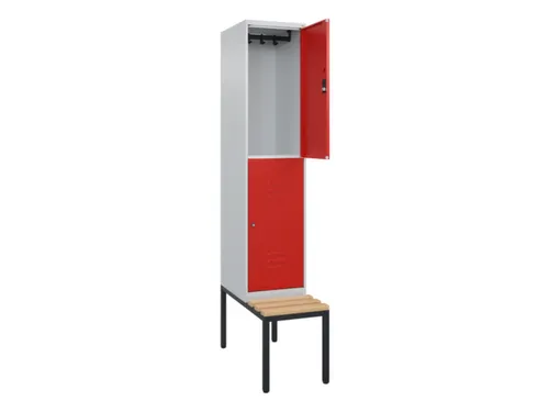 Dubbeldekse dekenkist,HxBxD 2120x400x815mm,1x2vak.,vak B 400mm