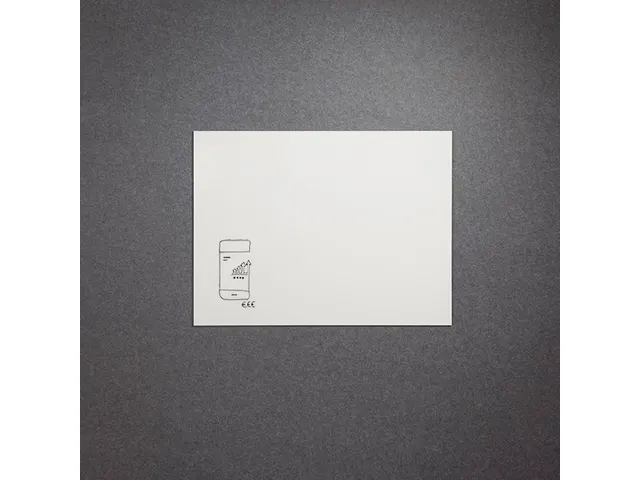 Tableau blanc sans cadre Sharp 88x118cm Email Angles droits